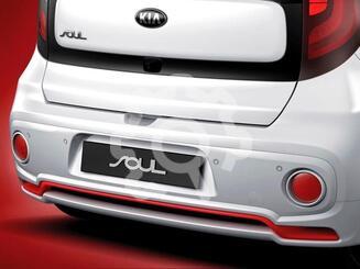Накладка бампера заднего Kia Soul II 2013 - 2019